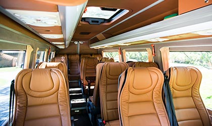 Minibus Business Class interior